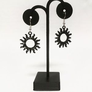 3D Printed Hypoallergenic Sun Earrings